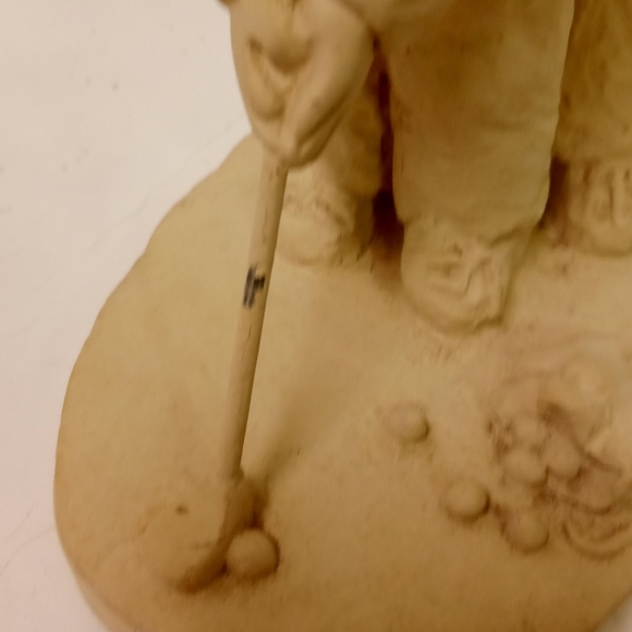 Austin Golfers Sculpture Father Child/ Son Golfing , Pedestal  Dee Crowley - Picture 4 of 8